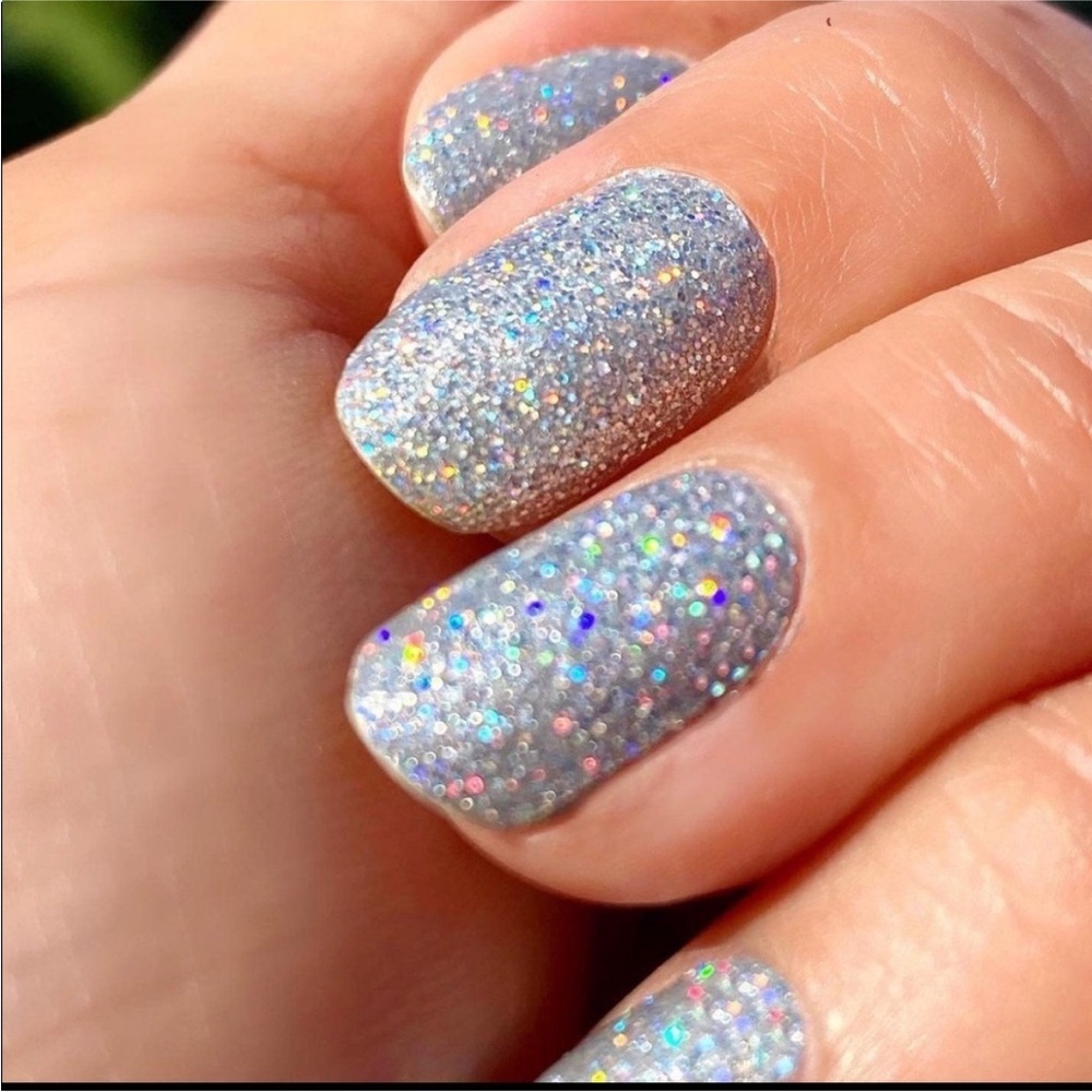 *Retired* Color Street: Fort Worth It | Silver Metallic Glitter Sparkle Party - Picture 6 of 11